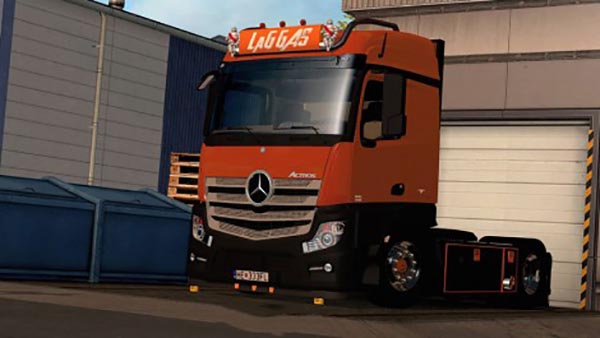 Mercedes Actros MP4 LaG Logistic Skin