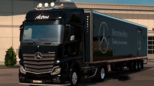 Mercedes Actros MP4 and Am Trailer Combo Skin