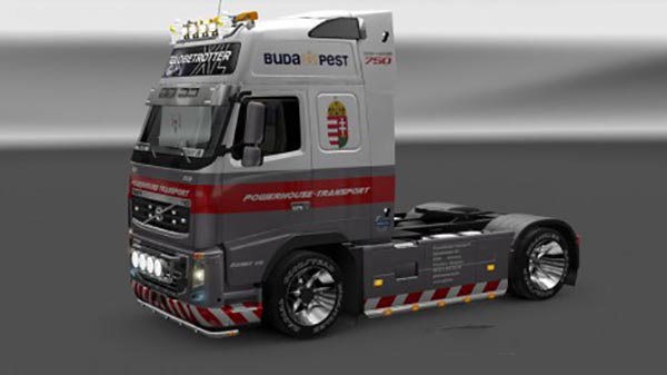 Powerhouse Volvo 2009 FH16 750HP Skin