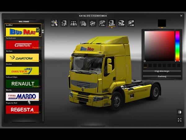 Renault Premium 4 Skins