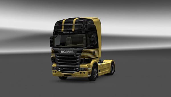 Scania Gold Skin and  Interior