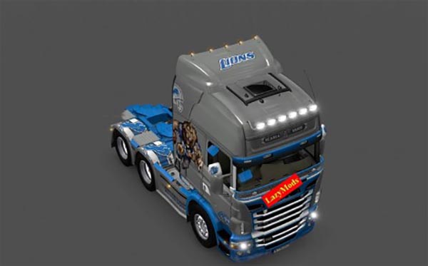 Scania RJL V8 Detroit Lions