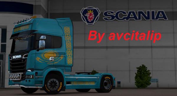 Scania Streamline Kazakhstan Skin