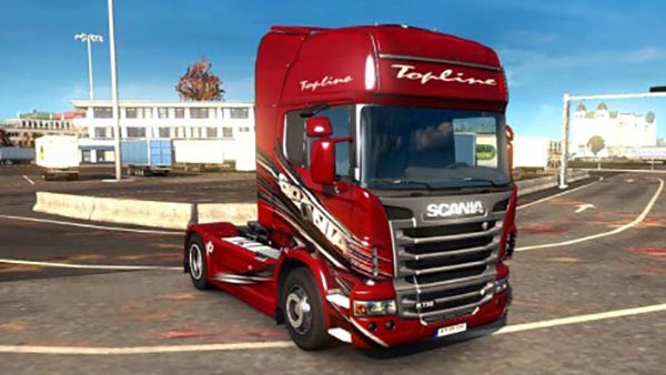 Scania r Red Skin v1