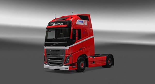 Volvo FH 2013 H.P.Therkelsen Skin