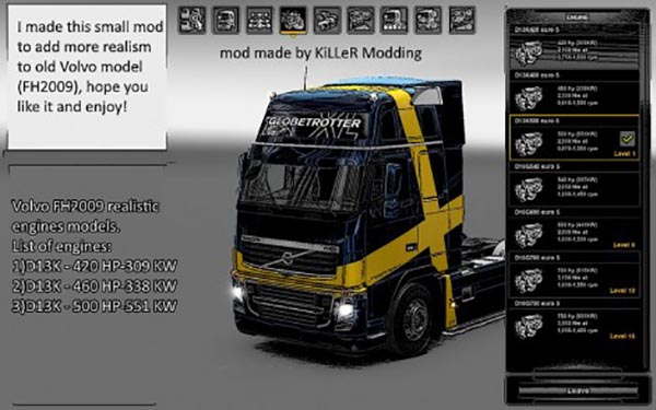 Volvo Realistic Engine Pack