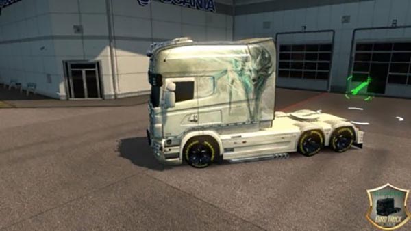 White Fox Scania RS RJL skin