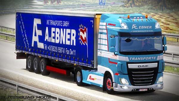 A.EBNER Transporte DAF XF Euro 6 truck