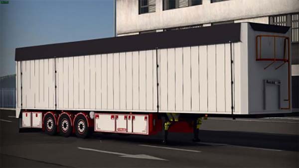 Chereau Bodex Trailer Red