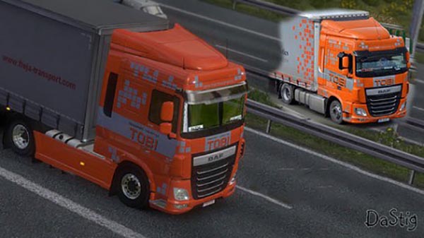 DAF XF Euro 6 Tobi Transport Skin