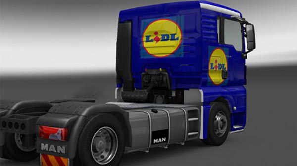 MAN Lidl truck skin