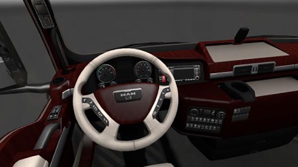 MAN TGX Wood Interior