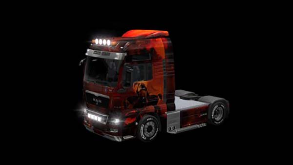 MAN TGX XXL Frazetta Style Skin