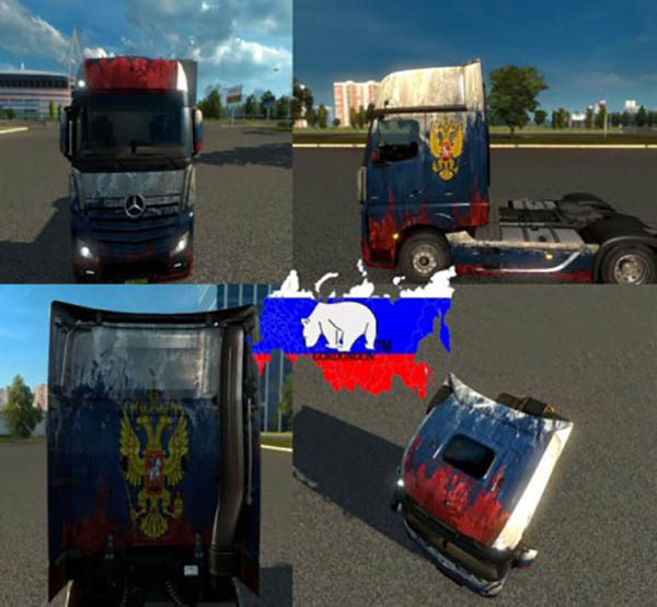 Mercedes Actros MP4 Russia Skin