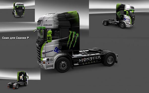 Scania R and Streamline Block Subaru Skin