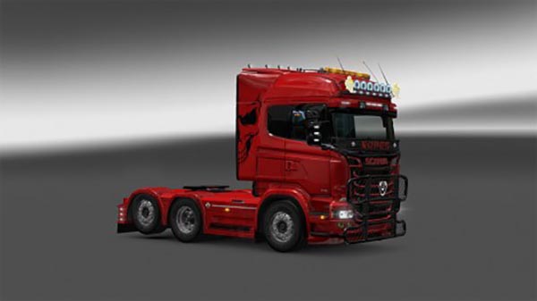 Scania RJL Redlady Skin