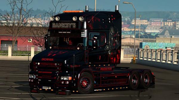 Scania RJLs T Cab V1.8 Predator Skin