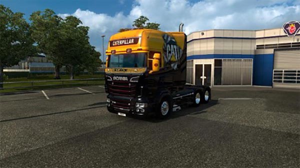 Scania RS RJL Caterpillar Skin