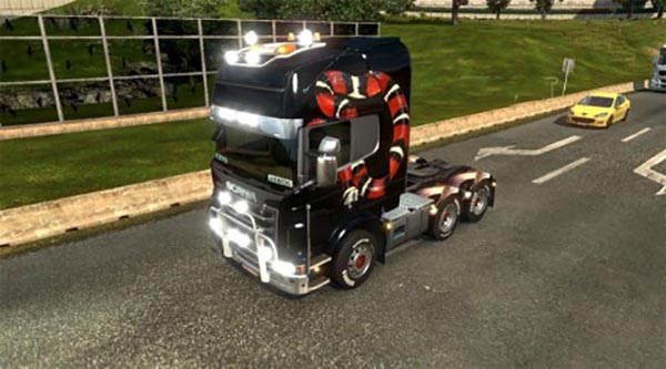 Snakes Skin For Scania Trucks