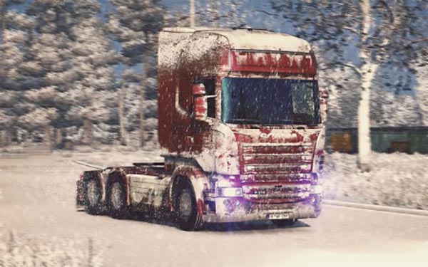 Snow Skin for Scania R-Streamline