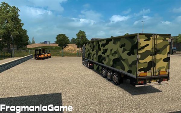 Camouflage Trailer Skin