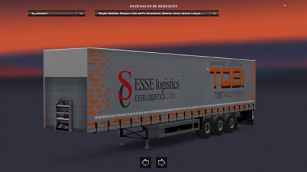 Container Schmitz Tobi Transport Trailers Pack