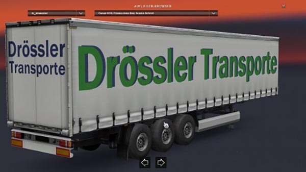 Drossler Transporte Trailer