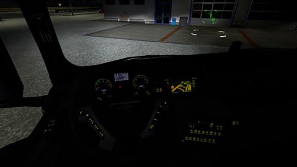 MAN TGX Interior Lights Yellow