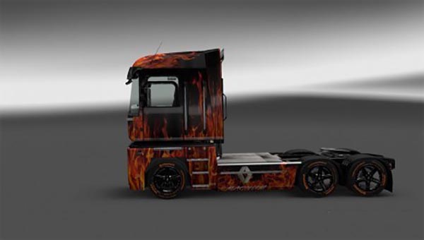 Renault Magnum Fire Skin