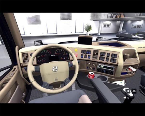 Retextured interior Volvo VNL64 T 780