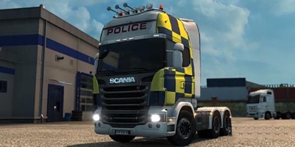 Scania R UK Police Paintjob