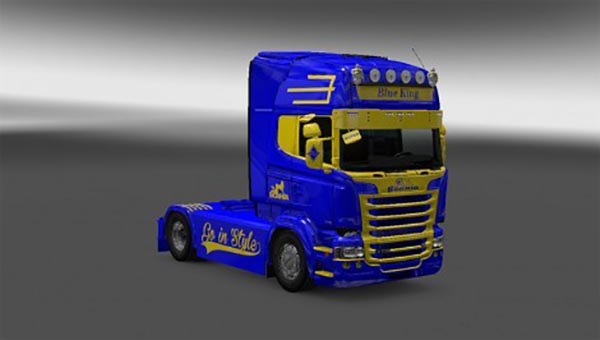 Scania RJL Blue King Skin