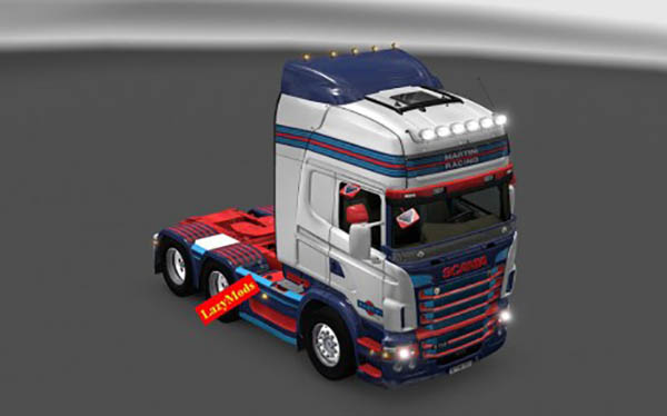 Scania RJL V8 Martini Racing Skin