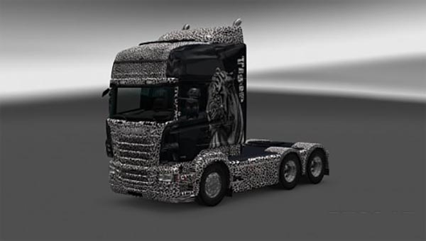 Scania RS RJL Tiger and Leopard Skin