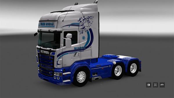 Scania RS RJL Warde Groupage Skin