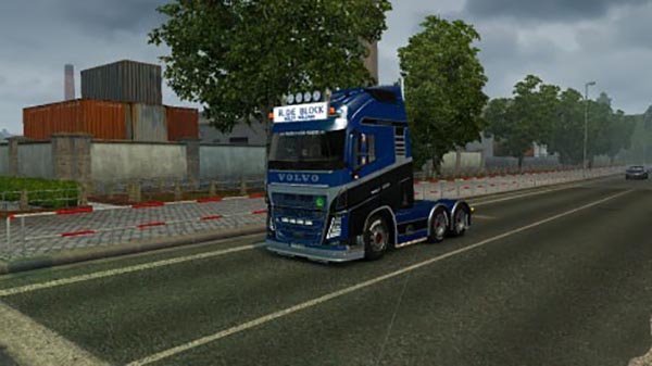 Volvo FH 2012 R.De Block Skin + Lightbox