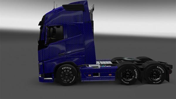 Volvo FH 2013 Blue Carbon Skin