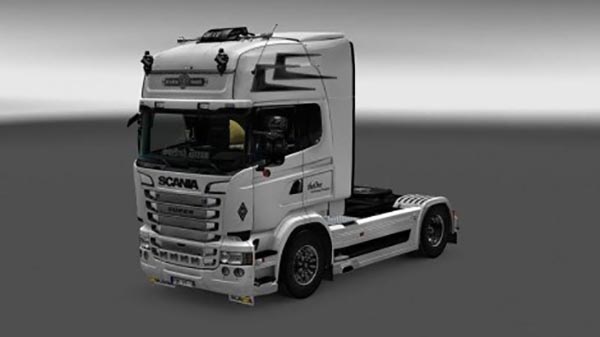 White Scania RS Skin