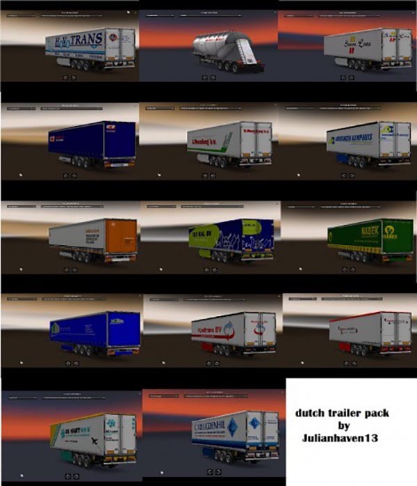 Dutch Trailers Pack