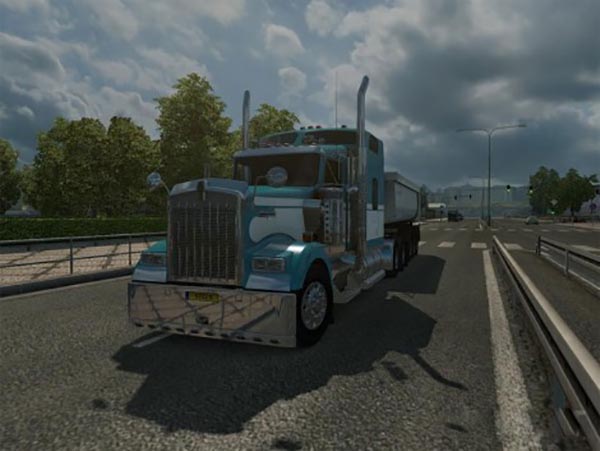 Kenworth w900 fixed mirror + wing