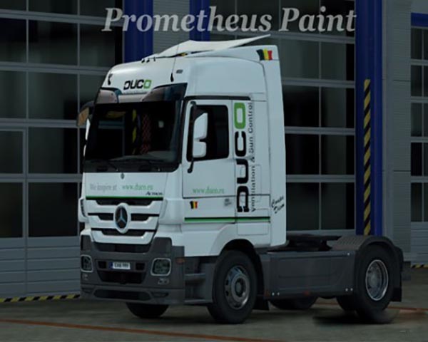 Mercedes Actros MP3 Duco Skin