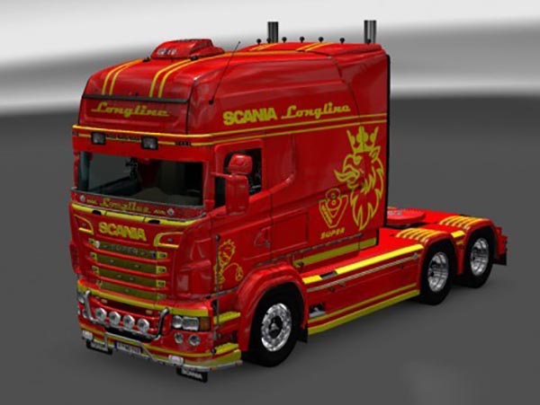 Paintable Stripes Skin for RJL SCANIA R Longline 2.0