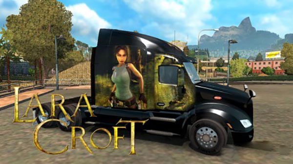 Peterbilt 579 Lara Croft Skin