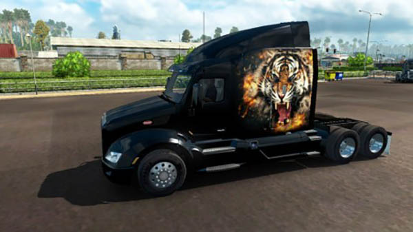 Peterlbilt 579 Tiger Skin