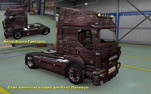 Renault Premium and Magnum Stone Skin