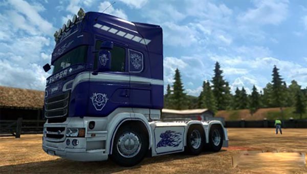 Scania RJL V8 Power Skin