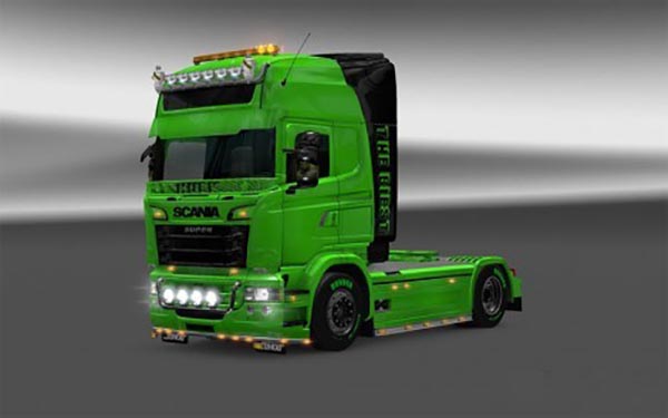 Scania RJL v1.5 HULK Skin for v1.22