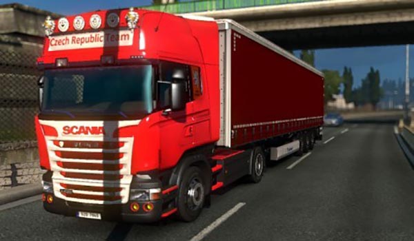 Scania RS Czech Republic Team Skin