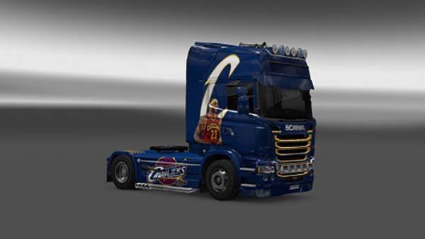 Scania Streamline Cleveland Cavaliers Skin