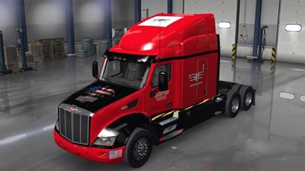 Southeastern Freight Lines skin for Peterbilt 579